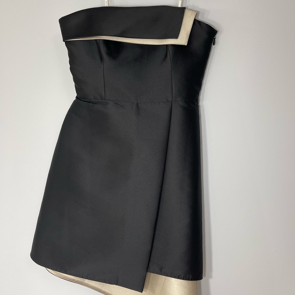 Strapless Halston dress